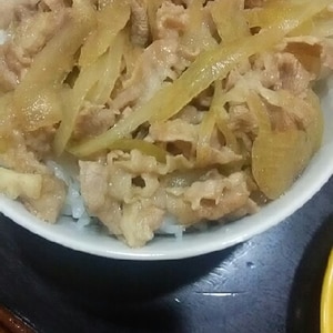 簡単おいしい☆つゆだく牛丼